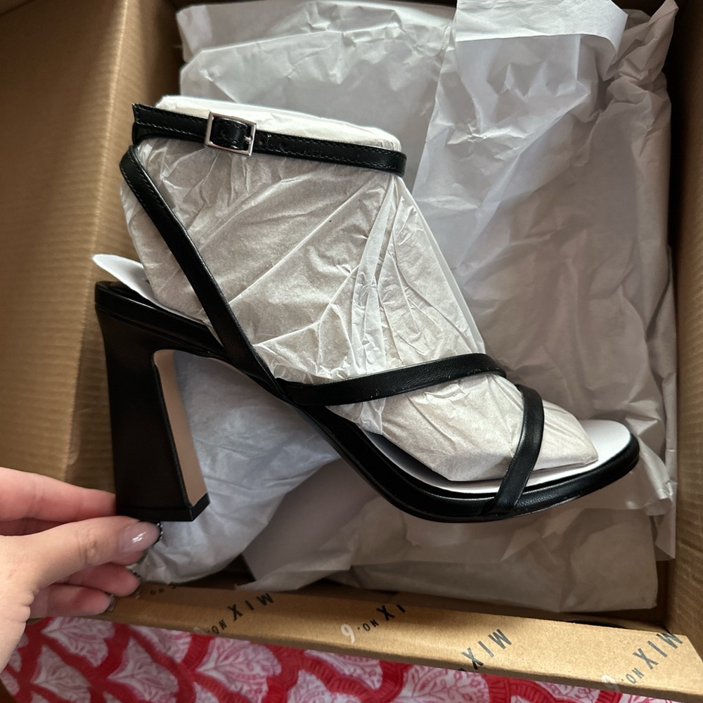 Mix No. 6 Black and White Heels
